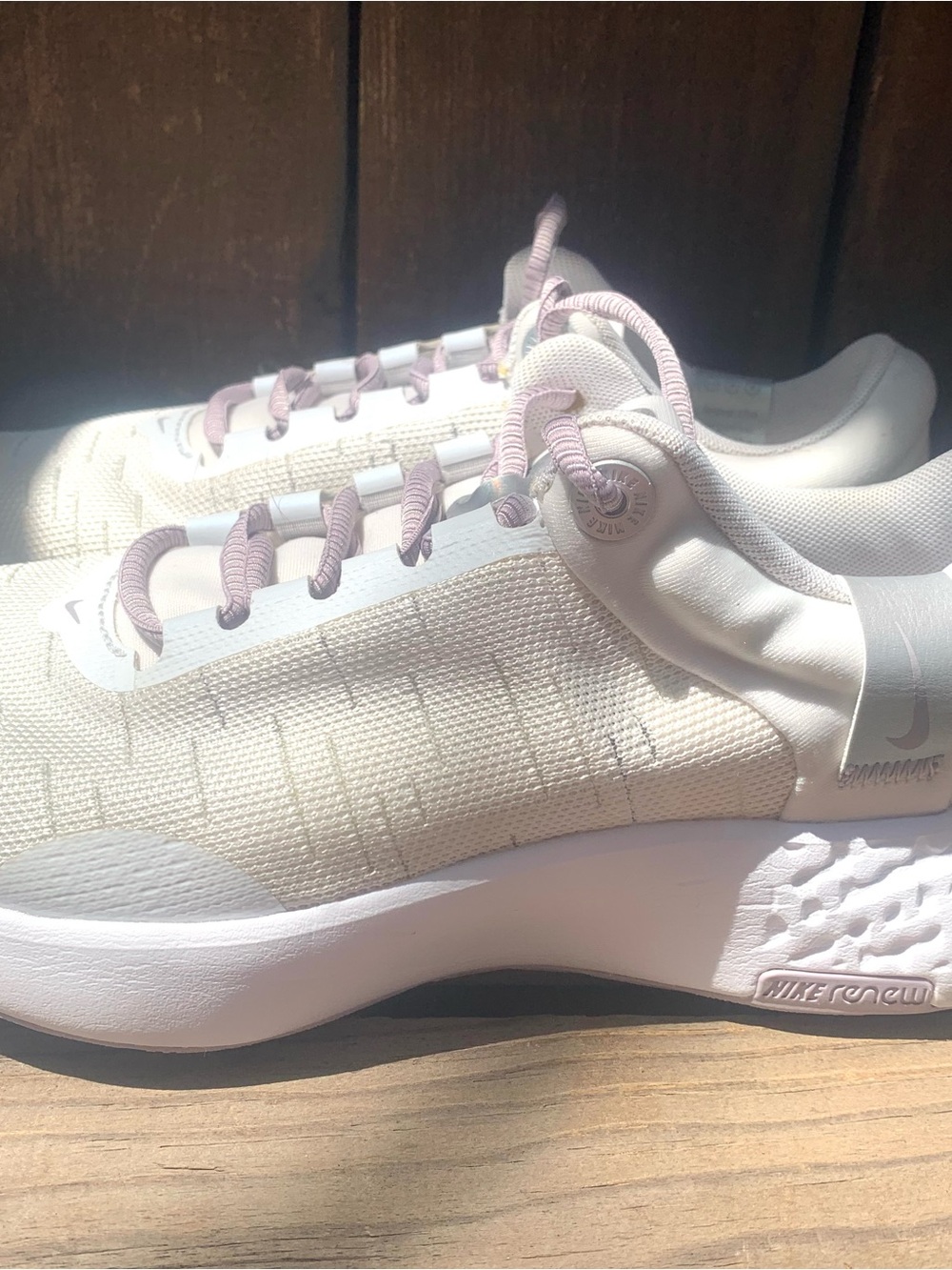 Nike Renew Serenity Run Premium Beige 
Athletic Sneakers